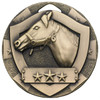 50mm Bronze Embossed Equestrian Horse head medal with FREE Engraving!