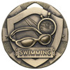 50mm Embossed Swimming Medal Award in Bronze with FREE Engraving