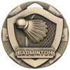 50mm embossed Bronze Badminton Medal with FREE engraving