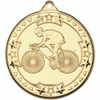 50mm Gold Cycling Medal Award