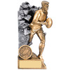 Male Breakout Rugby stunning trophy in 3 sizes at budget prices