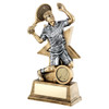 Fabulous male tennis star trophy available with FREE engraving from 1stPlace4Trophies