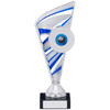 Silver & Blue Multisport Trophy includes FREE engraving