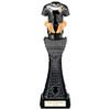 black viper tower football strip football trophy medium