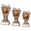 SPECTRE Silver Resin Netball Trophy