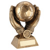 Double glove great catch goalkeeper football trophy