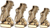 Full 3D Bronze gold football boot award in 4 sizes