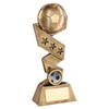 Football on Zig Zag Star Ribbon Bronze Gold Award with custom logo