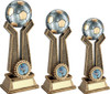 Football on Twin Prongs Bronze Gold Award available in 3 sizes