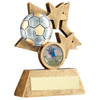 Football Stars Resin Award with custom logo