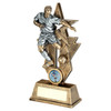 Football Male Striker Figure Star Award With Custom Logo