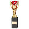 Valentine's Trophy Best Girlfriend Gold & Red Award