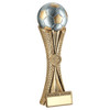Players' Player Football Tri-Mesh Column 12 Inch Trophy