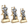 Male Darts Figure Silver & Gold Player Award in 3 Sizes