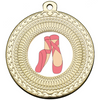 Pink Ballet Shoes Dance Medal 50mm With Free Engraving