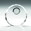 Circular Premium Glass Clock Plain