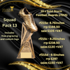 Gold Storm Football Squad Pack Set of 15 Awards