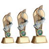  Rugby Boot & Ball Mesh Backdrop Trophy in 3 Sizes