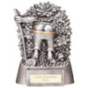 Golf Trophy Lost Balls Novelty Cheeky Bum Silver Resin Award