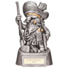 Bandit Goof Balls Golf Award Silver Novelty Resin Trophy