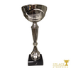 Mercury Silver 9" Cup Award Marble Base Free Engraving at 1st Place 4 Trophies