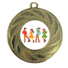 Line Dancing Medal 50mm Free Engraving