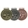 Stamped Iron Olympia Taekwondo Die-Cast Thick Metal Medal 70mm 