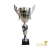 Silver & Blue Multisport Persie Cup Award on Marble Base Free Engraving