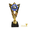 Custom Gold Star 8" Trophy 50mm Logo