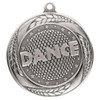 Silver Dance Medal Stamped Iron 55mm Award