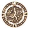 Gold Dance Medal V-Tech 3D High Relief Zinc Alloy Die-Cast Award