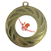Bungee Jump Girl Female Jumper Premium Medal 50mm Extreme Sports