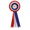 Union Three Tier Rosette Best in Show Tri-Colour Red White & Blue Horses Ponies Dogs County Show