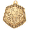 Football Medal Falcon Stamped Iron 65mm Gold