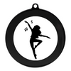 NEW Black Spectrum Dual Custom Dance Medal 55mm