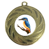 Kingfisher Birdwatching Personalised Medal Twitching Birding Award RSPB Wingspan Game