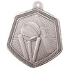 Silver Cricket Medal Falcon Stamped Iron 65mm