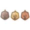 Basketball Medal Falcon Stamped Iron 65mm