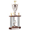 Colossus Triple Tower Martial Arts 23" Trophy 