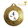 Women's Football Team Medal Award 50mm Free Personalised Engraving Ladies' Team Prize