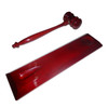 Justice Rosewood Gloss Hammer & Gavel Personalised Engraving Auctioneer Chairman Ceremonial Mallet