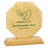 Aspire Bamboo Award 150mm Personalised Laser Engraving & Full Colour Printing at 1st Place 4 Trophies