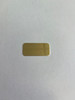 Mini gold engraving plate with curved edges