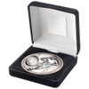 Boxed Silver Rugby Medallion 70mm