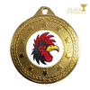 Black Rooster Medal Award Sports Teams Competitions Free personalised engraving