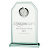 Custom Laser Engraved Glass Clock Vitoria 160mm