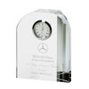 Crystal Clock With Custom Laser Engraving Prestige Premium 120mm