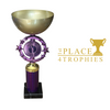 Purple & Gold Cup 11" Award Custom Logo & Personalised Engraving