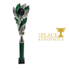 21" Green & Silver Sonic Column Award