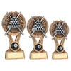 Snooker & Pool Award Wreath Gold & Silver Trophy
